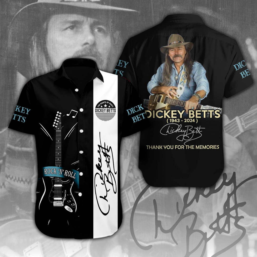 Dickey Betts Music Hawaiian Shirt Gifts For Fans