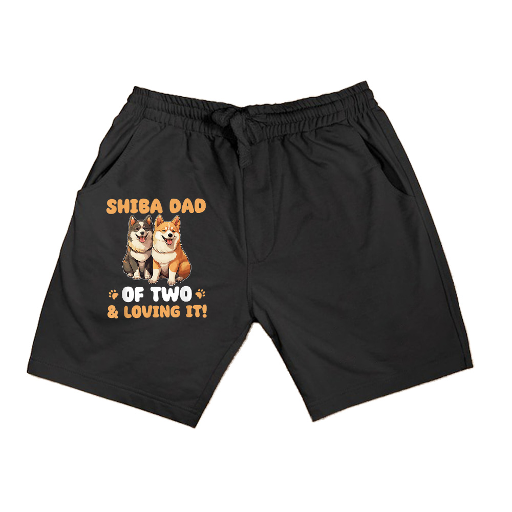 Dogs Shiba Inu Shiba Dad Of Two Shorts