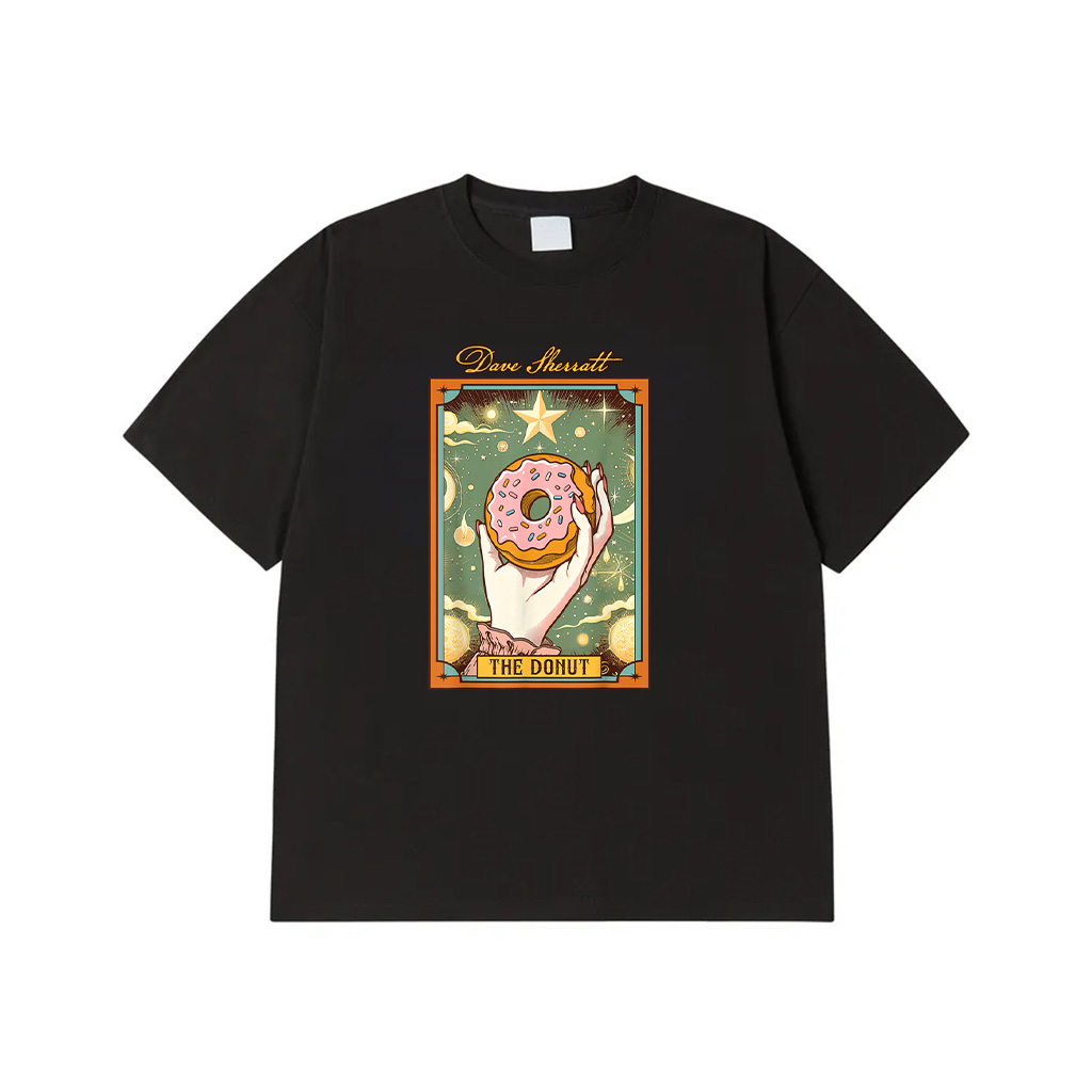 Donut Lover Doughnut Lover Foodie Food The Donut Tarot Card T-Shirt