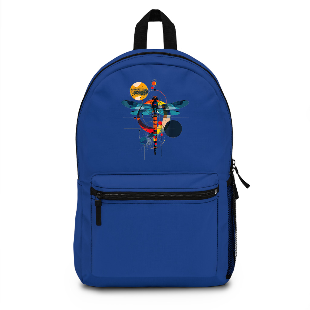 Dragonfly Painting Art Animal Backpack - Image 3