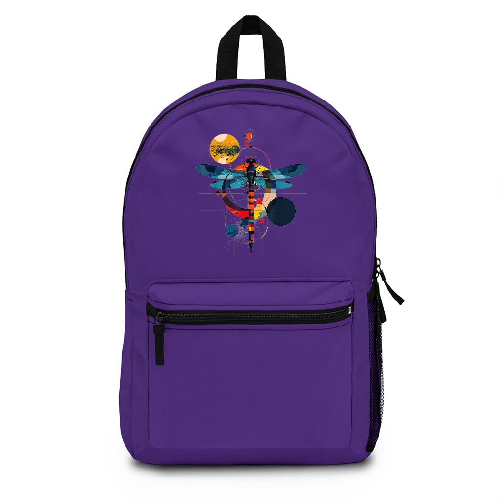 Dragonfly Painting Art Animal Backpack - Image 6