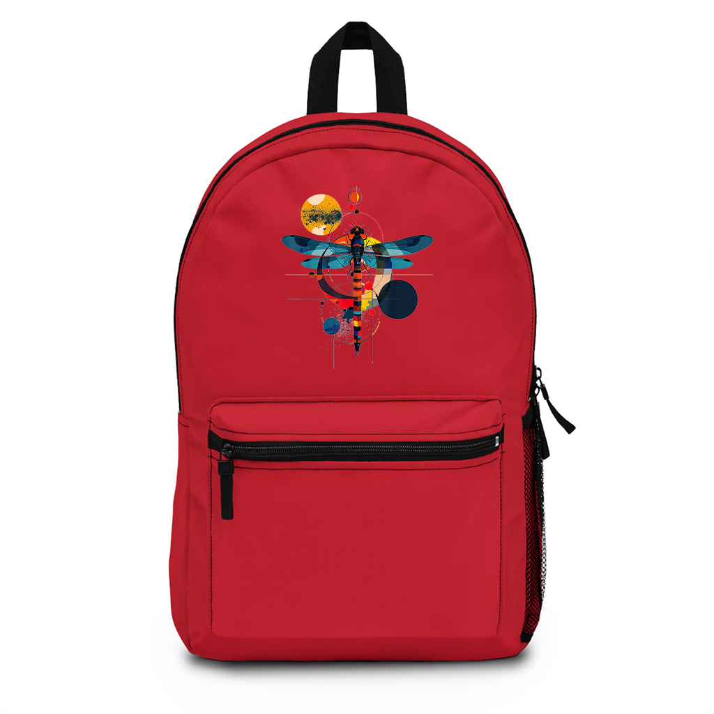 Dragonfly Painting Art Animal Backpack - Image 7