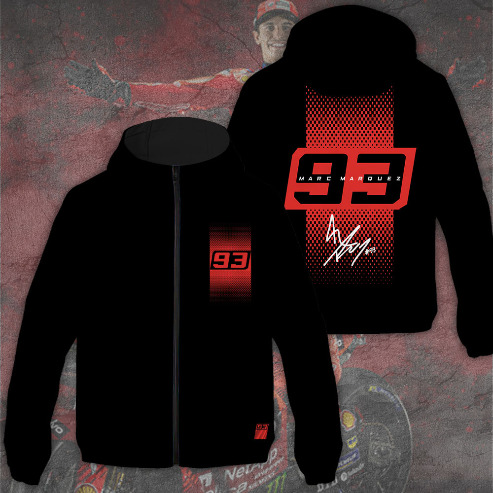 Ducati Lenovo Team X Marc Marquez Racing F1 Style Windbreaker Jacket For Fans