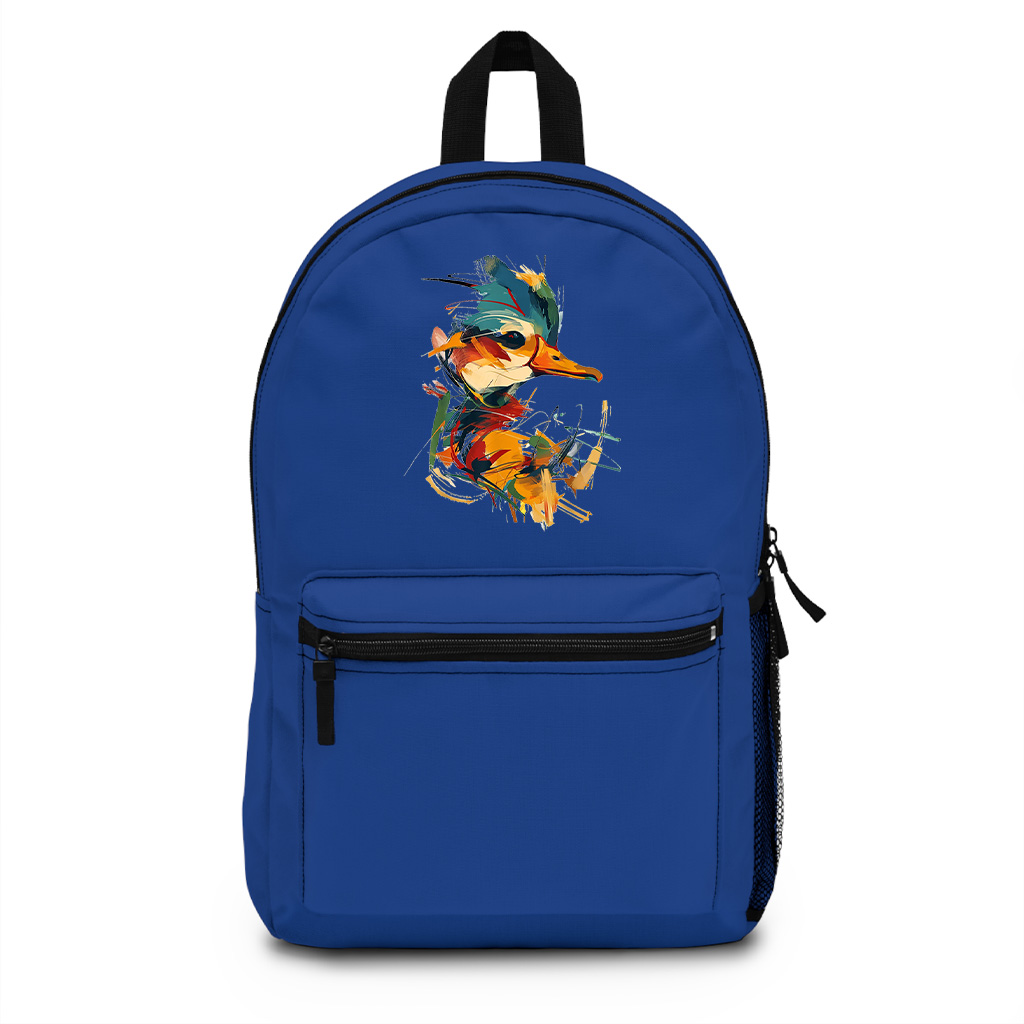 Duck Colorful Art Backpack - Image 3