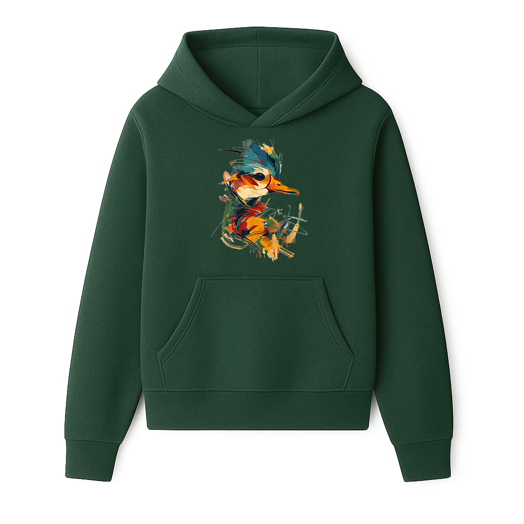 Duck Colorful Art Hoodie - Image 3