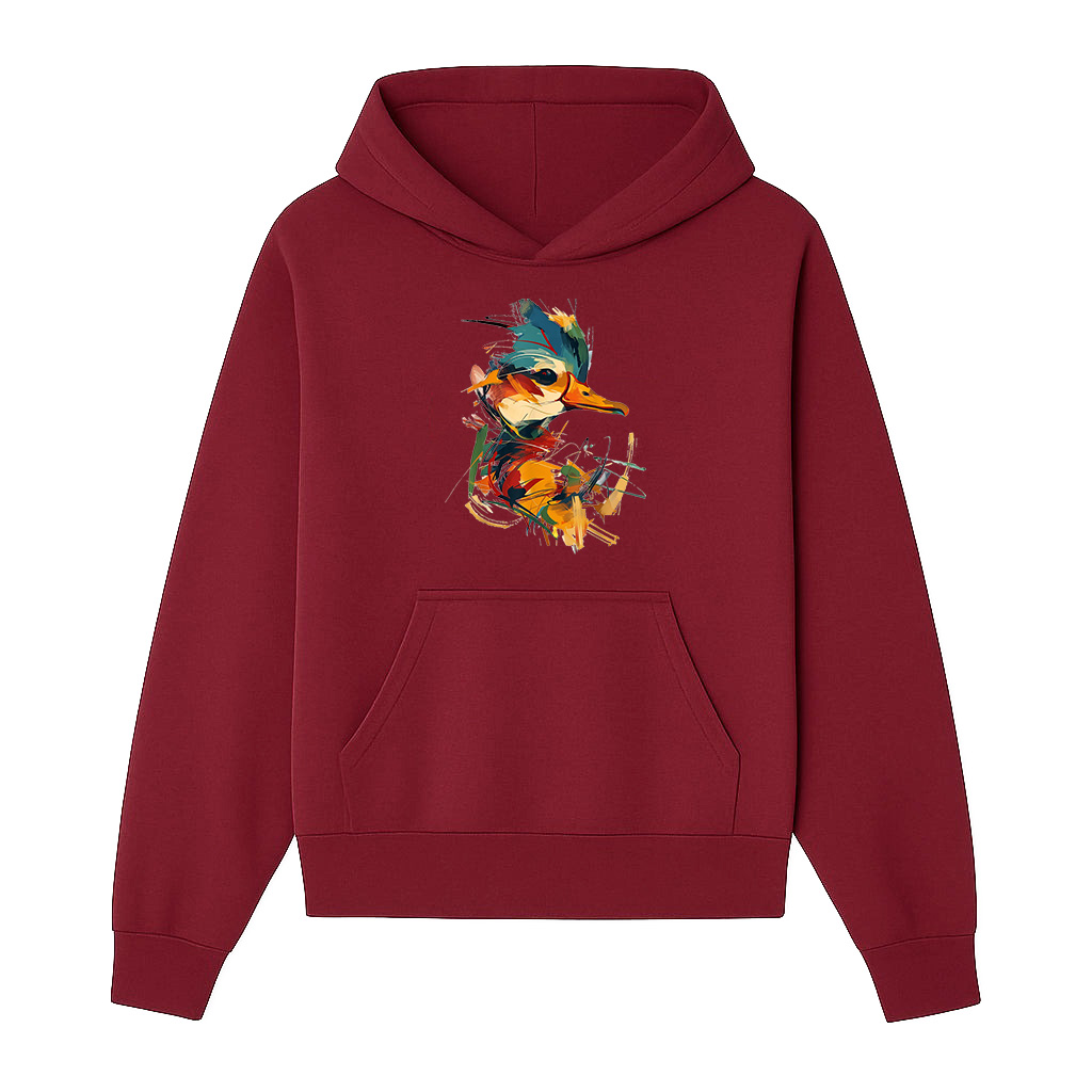 Duck Colorful Art Hoodie - Image 6