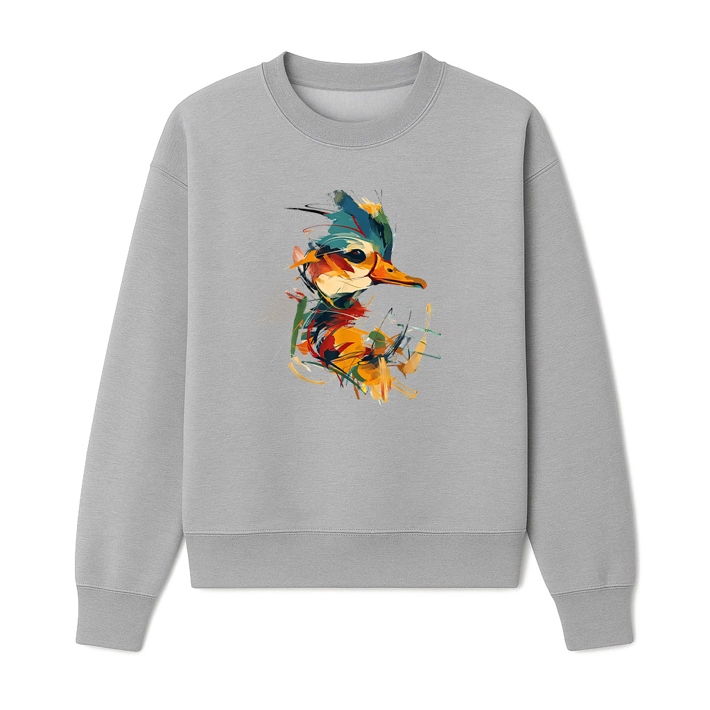 Duck Colorful Art Sweatshirts - Image 4