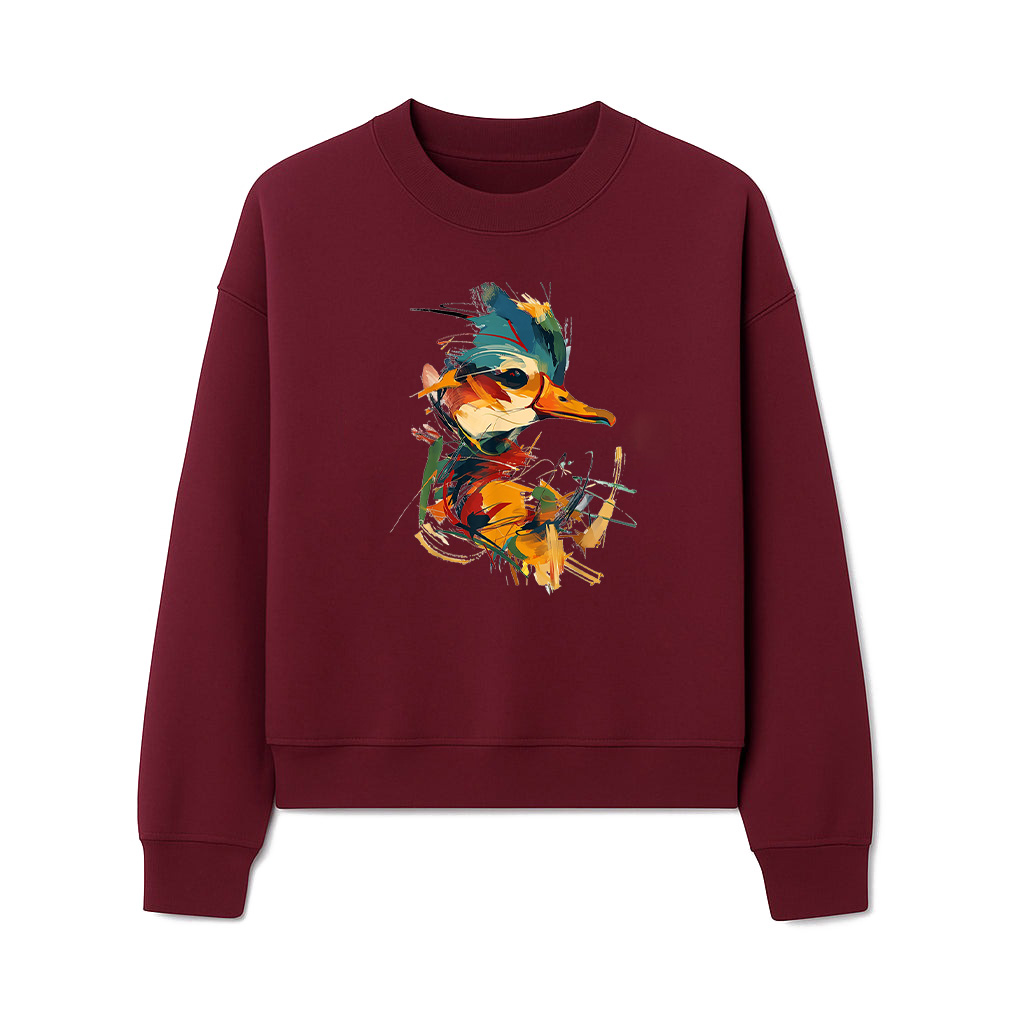 Duck Colorful Art Sweatshirts - Image 6