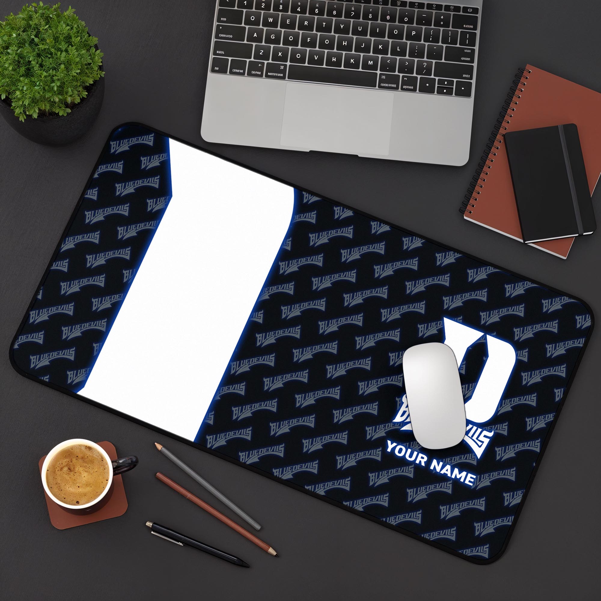 Duke Blue Devils 2025 Version Mouse Pad Custom Printed, Sport Team Mouse Pad, Sport Gift For Fans