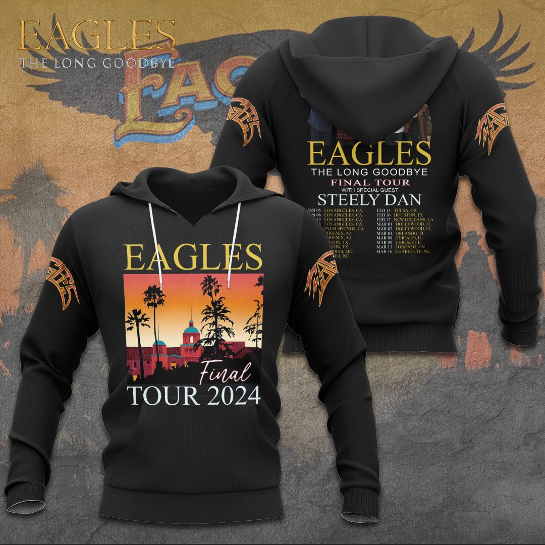 Eagles Band 3D Unisex Hoodie PH1081
