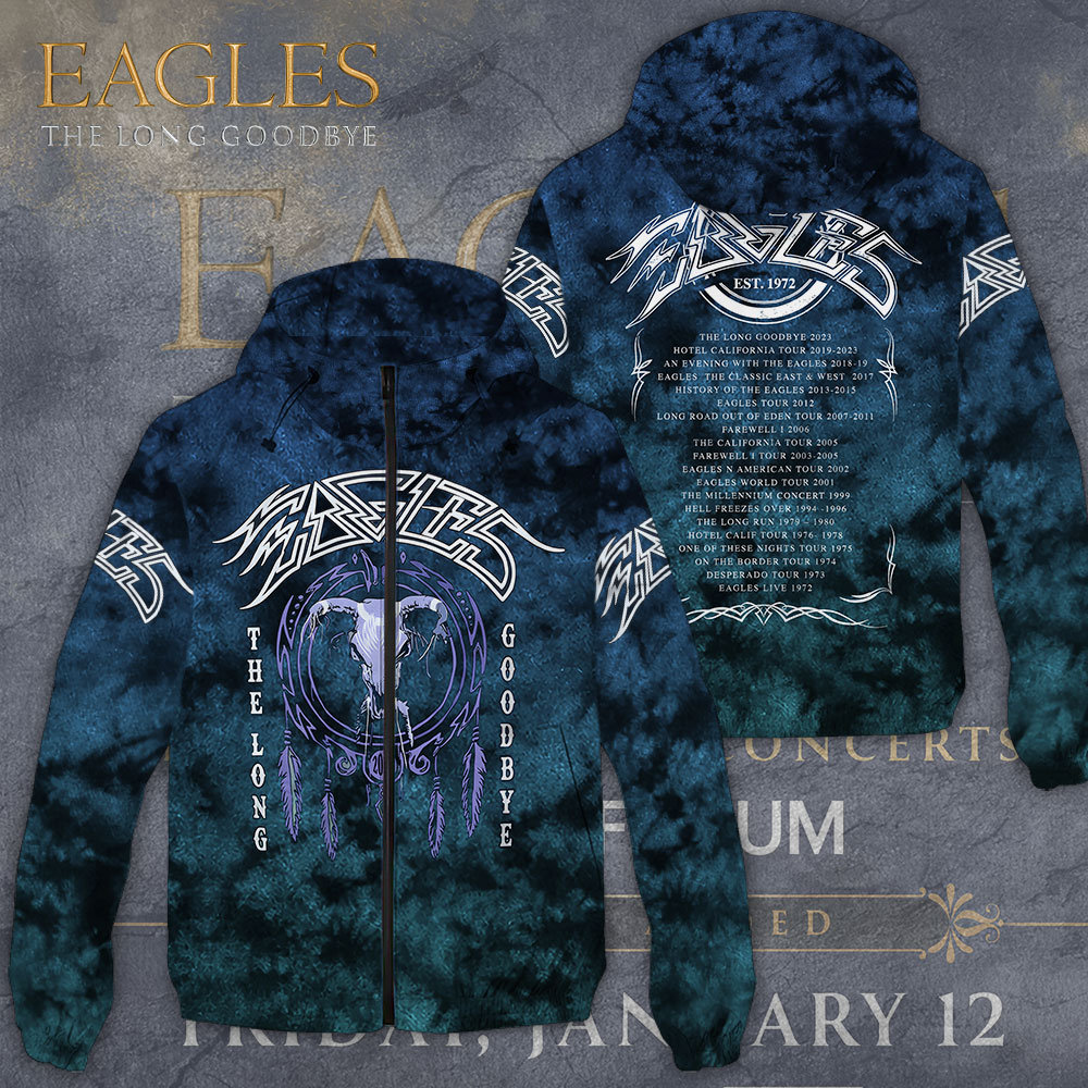 Eagles Band Music Style Windbreaker Jacket For Fans
