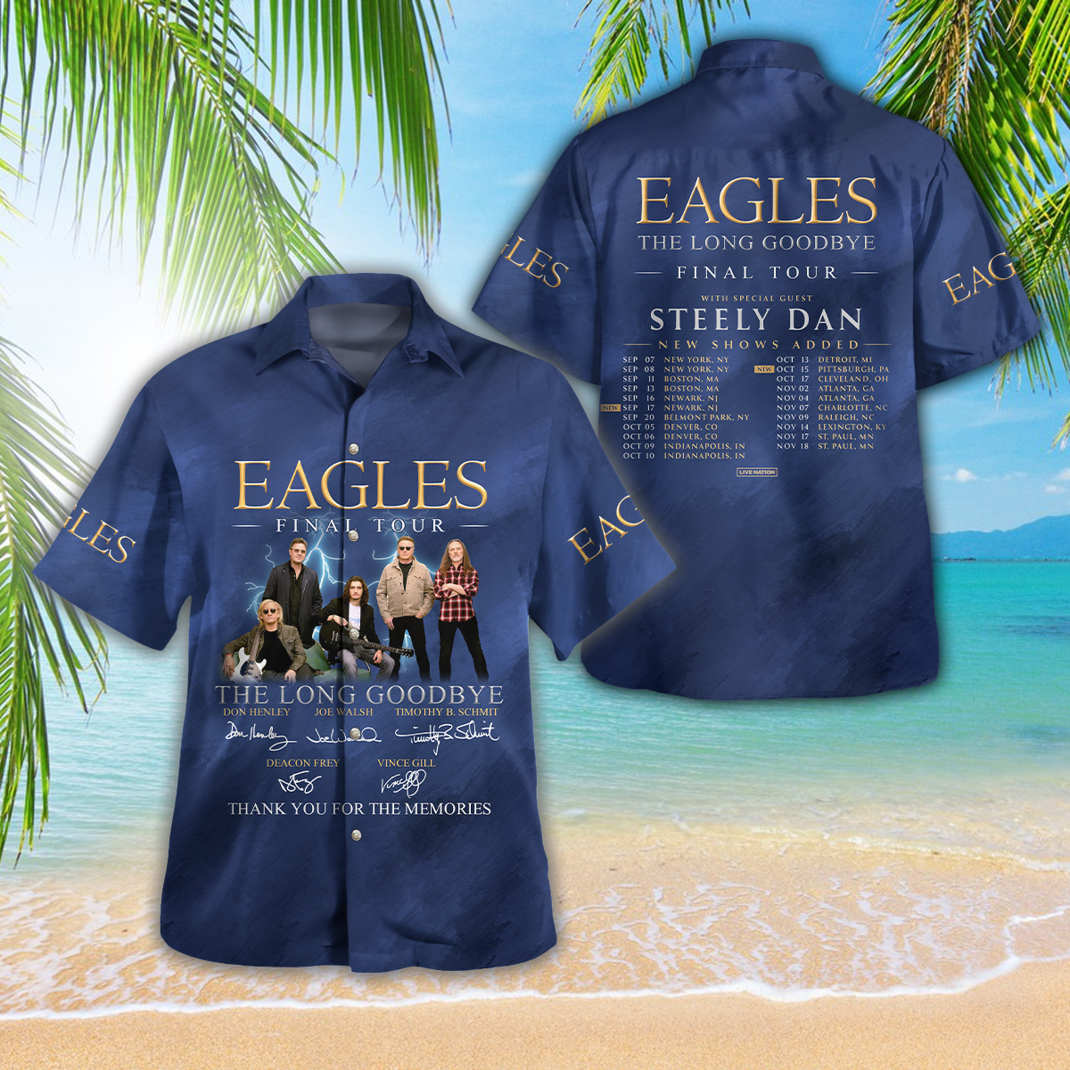 Eagles Music Hawaiian Shirt Gifts For Fans