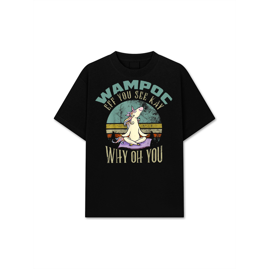 Eff You See Kay Why Oh You Unicorn Retro Vintage T-Shirt