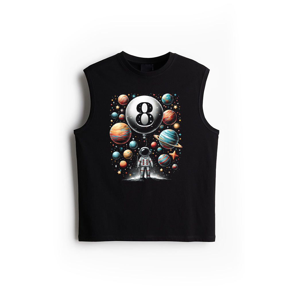 Eight 8 Year Old Astronauts 8Th Birthday Boys Space Geeks Tank Top