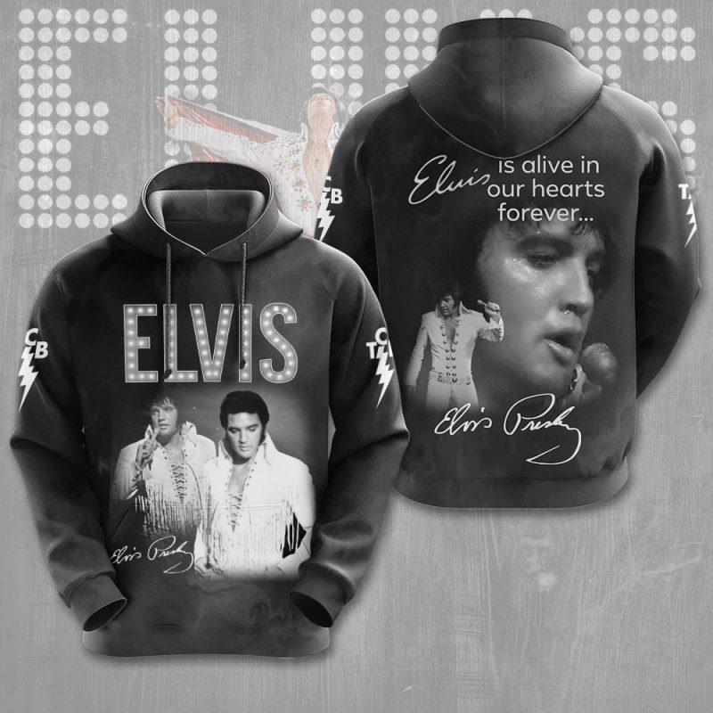 Elvis Presley 3D Unisex Hoodie PH1003
