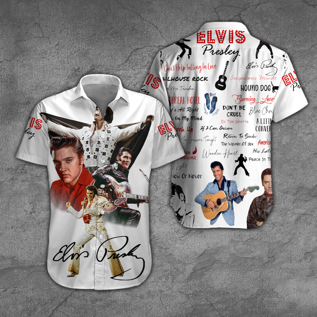 Elvis Presley Music Hawaiian Shirt Gifts For Fans