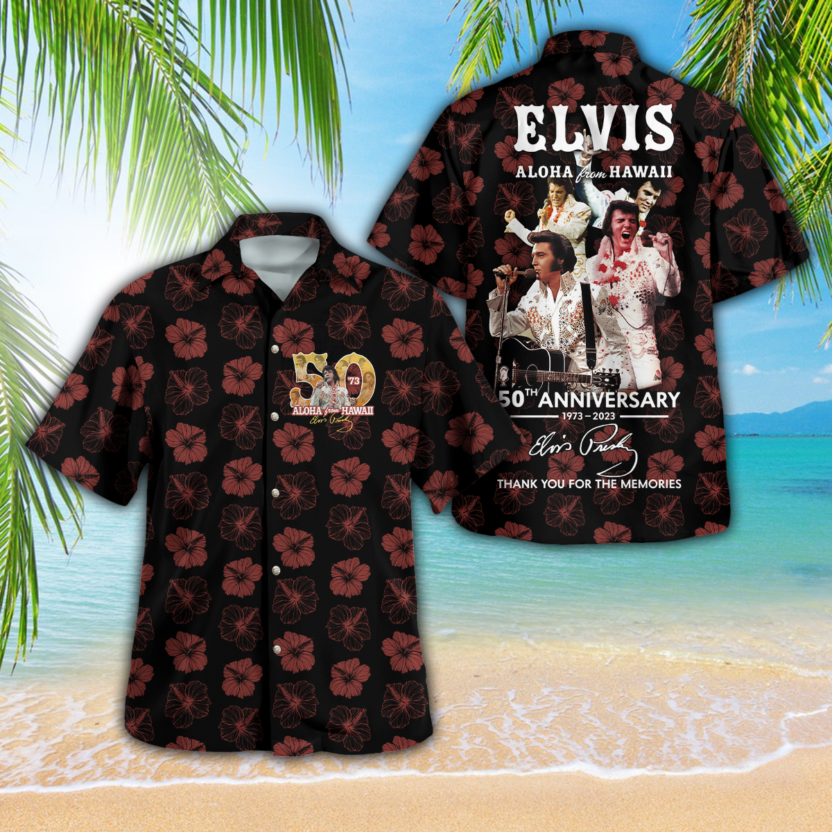 Elvis Presley Music Hawaiian Shirt Gifts For Fans