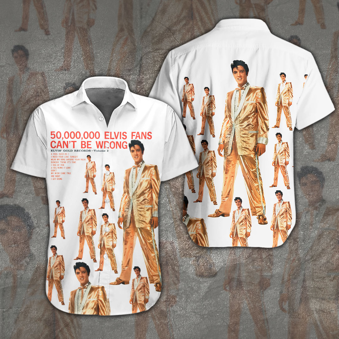 Elvis Presley Music Hawaiian Shirt Gifts For Fans