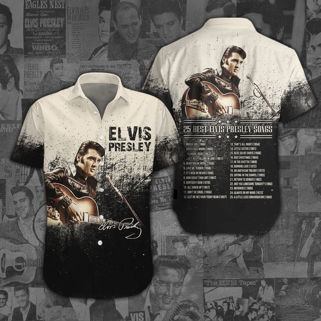Elvis Presley Music Hawaiian Shirt Gifts For Fans