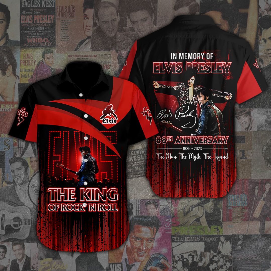 Elvis Presley Music Hawaiian Shirt Gifts For Fans