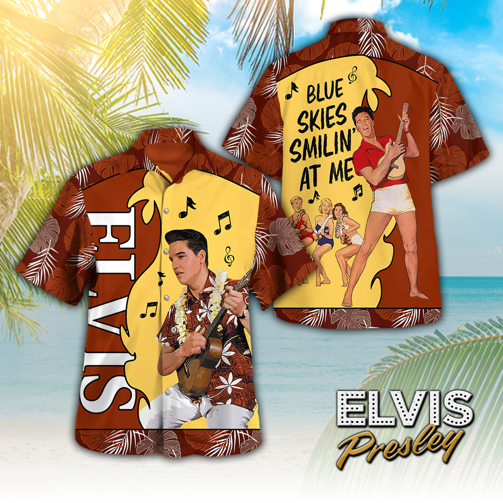 Elvis Presley Music Hawaiian Shirt Gifts For Fans