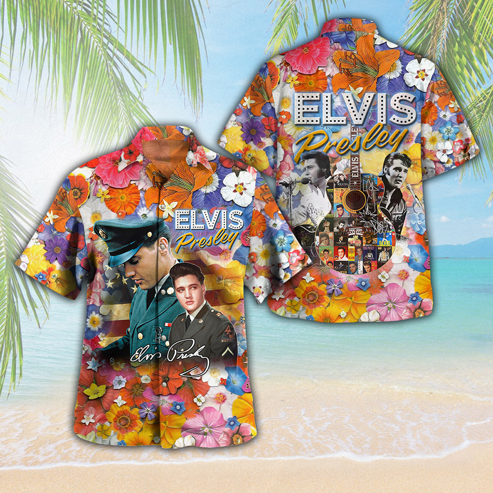 Elvis Presley Music Hawaiian Shirt Gifts For Fans