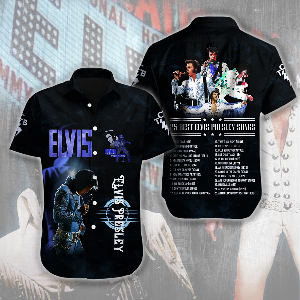 Elvis Presley Music Hawaiian Shirt Gifts For Fans