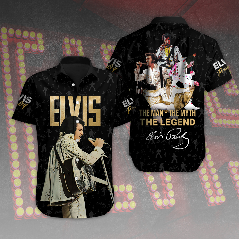Elvis Presley Music Hawaiian Shirt Gifts For Fans