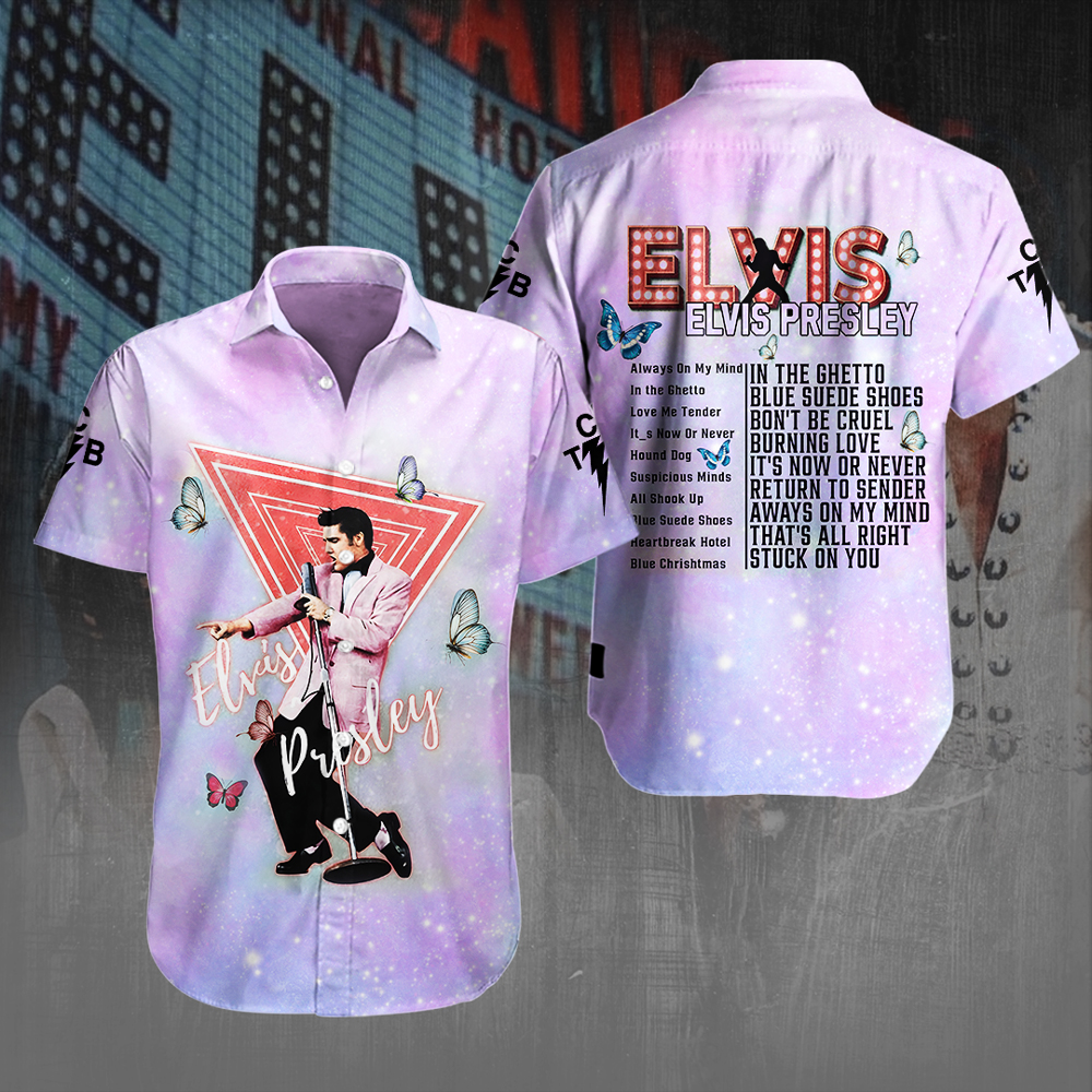 Elvis Presley Music Hawaiian Shirt Gifts For Fans