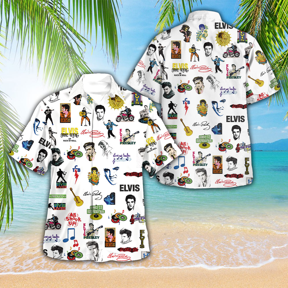 Elvis Presley Music Hawaiian Shirt Gifts For Fans
