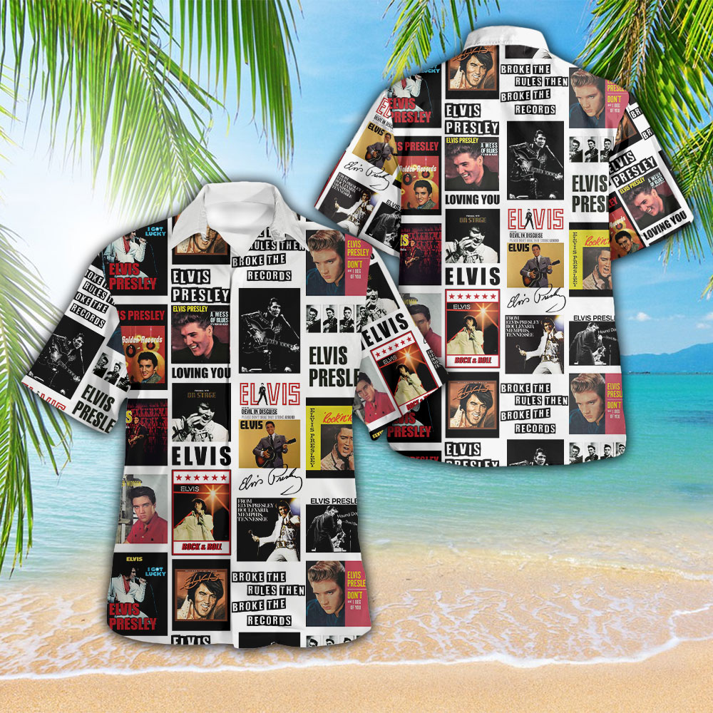 Elvis Presley Music Hawaiian Shirt Gifts For Fans