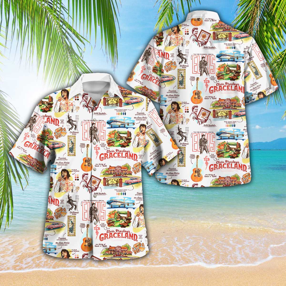 Elvis Presley Music Hawaiian Shirt Gifts For Fans