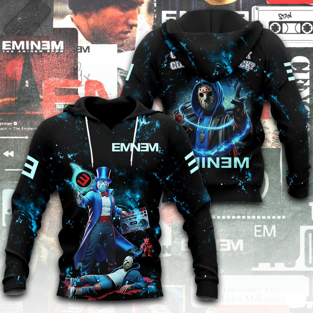 Eminem 3D Unisex Hoodie PH1075
