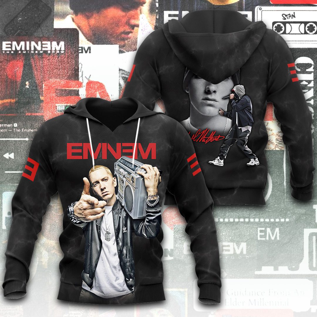 Eminem 3D Unisex Hoodie PH1086