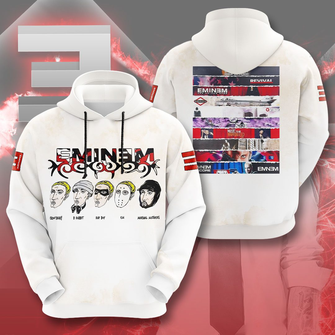 Eminem 3D Unisex Hoodie PH1112