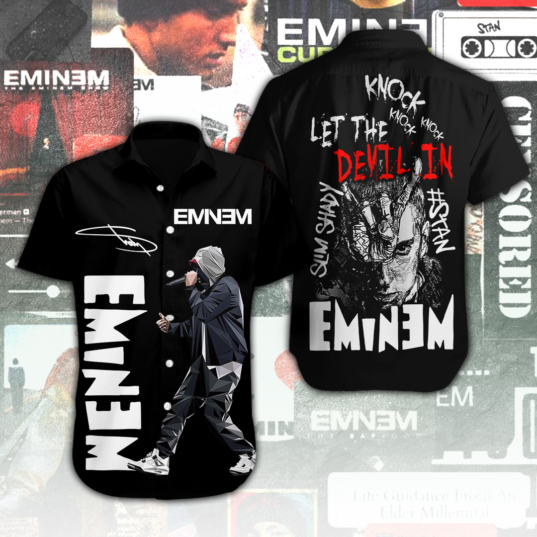 Eminem Music Hawaiian Shirt Gifts For Fans