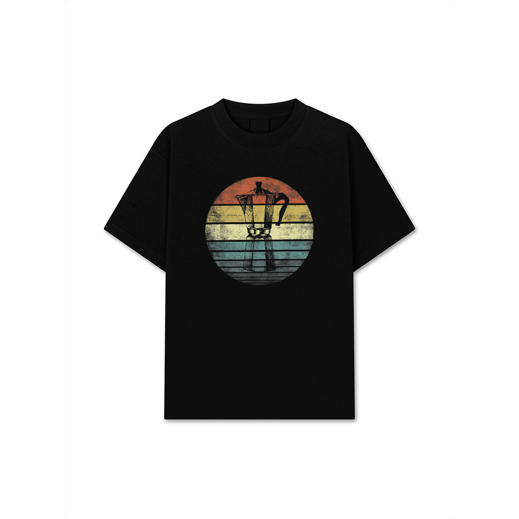 Espresso And Coffee Maker Retro Vintage Coffee Lover Barista T-Shirt