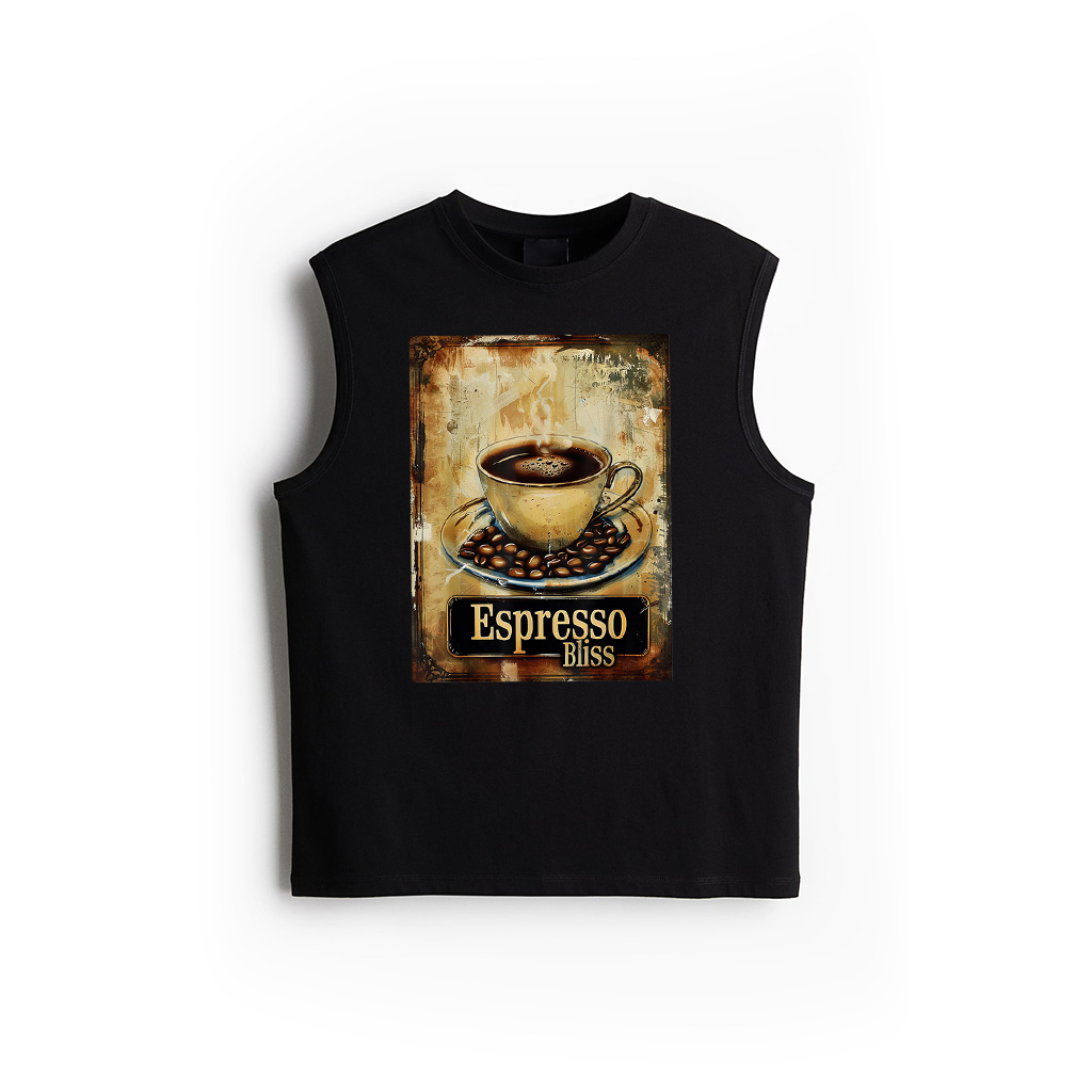 Espresso Bliss Vintage Coffee Mug Barista Watercolor Tank Top