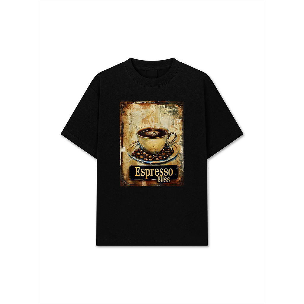 Espresso Bliss Vintage Coffee Mug Barista Watercolor T-Shirt