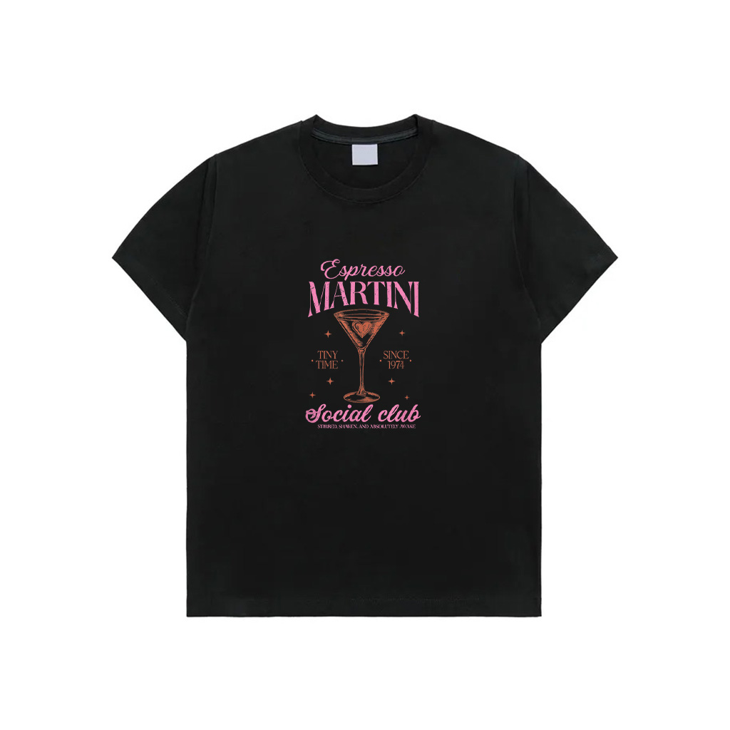 Espresso Martini Social Club Retro Cocktail Aesthetic T-Shirt