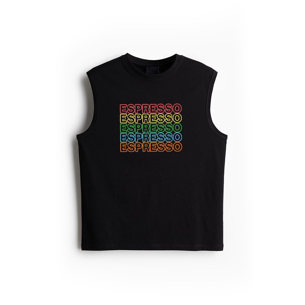 Espresso Vintage Shirt Retro Espresso Coffee Design Tank Top