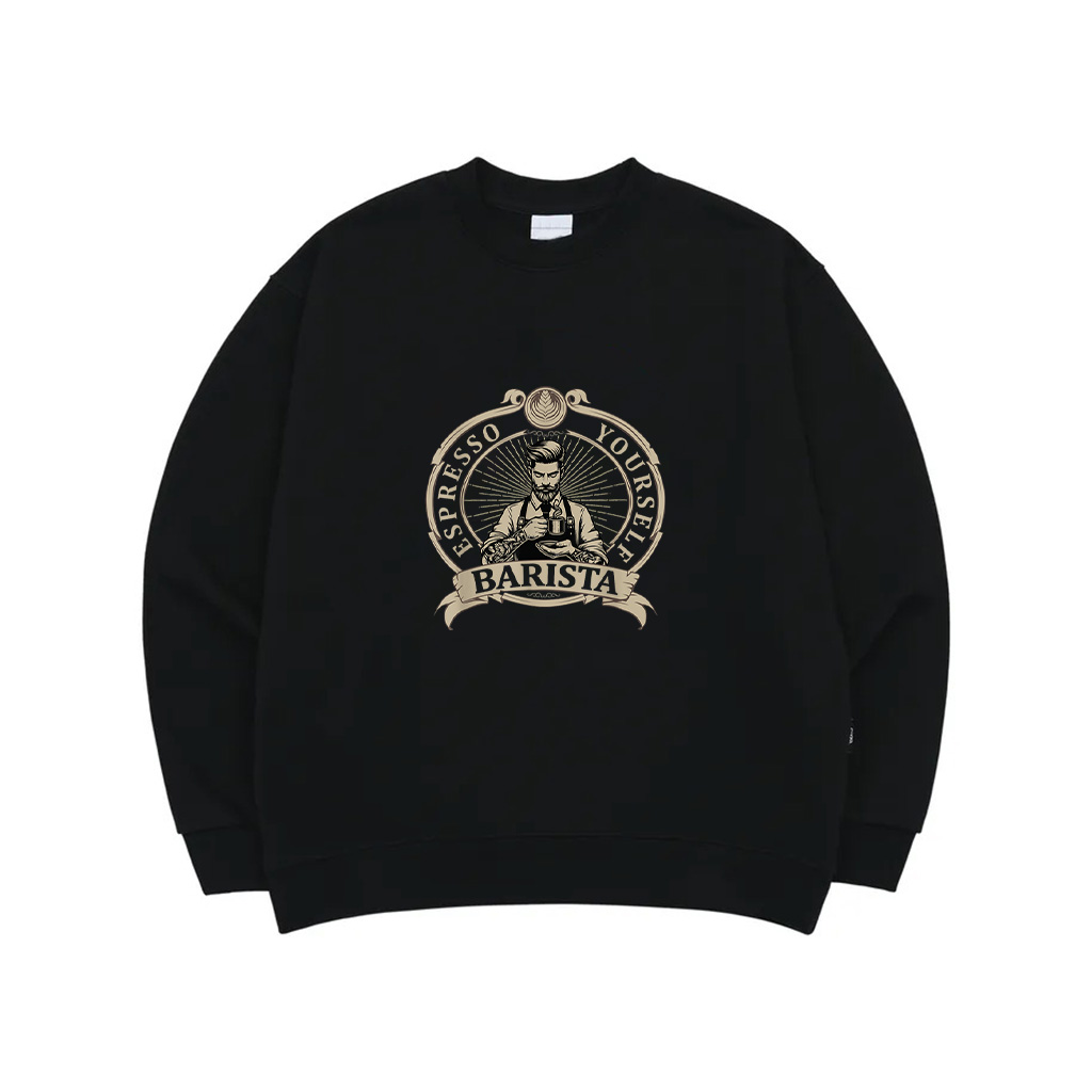 Espresso Yourself Barista Coffee Craft Lover Vintage Classic Sweatshirt