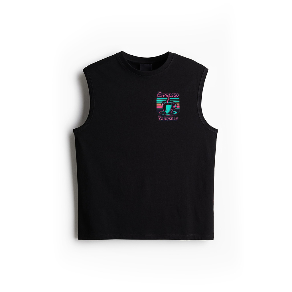 Espresso Yourself Retro Funny Coffee Lover Tank Top
