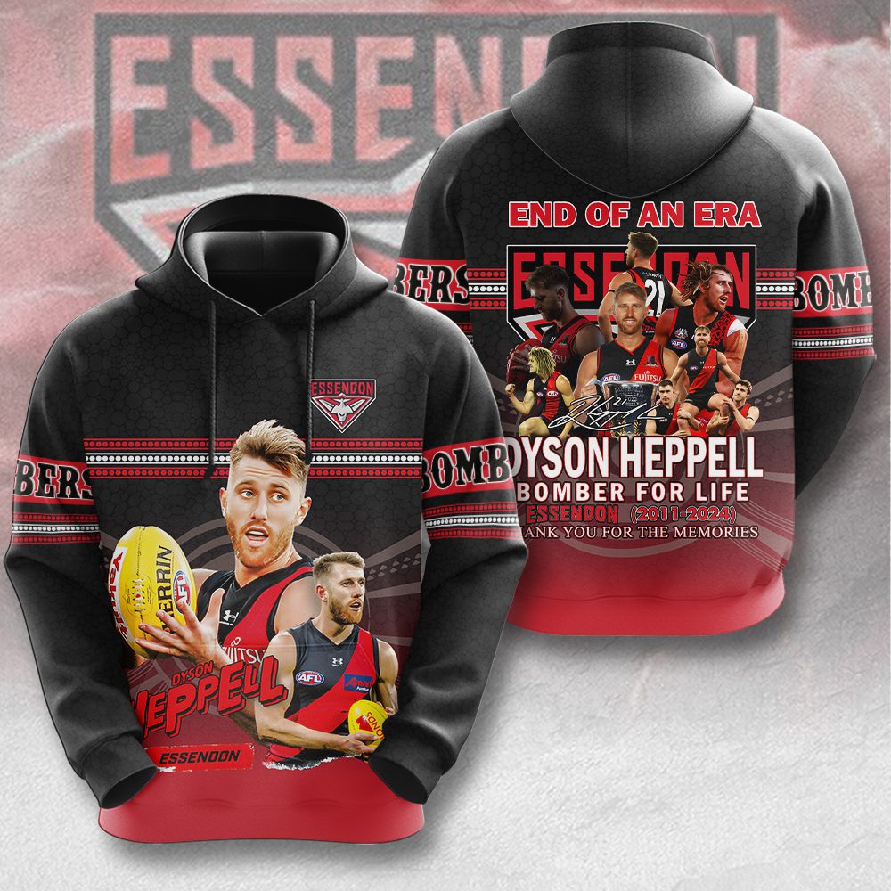 Essendon FC X Dyson Heppell Unisex Hoodie GHD5286