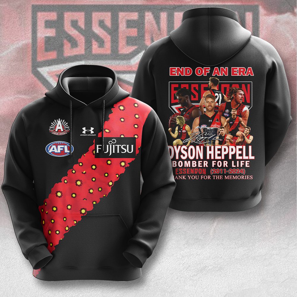 Essendon FC X Dyson Heppell Unisex Hoodie GHD5289