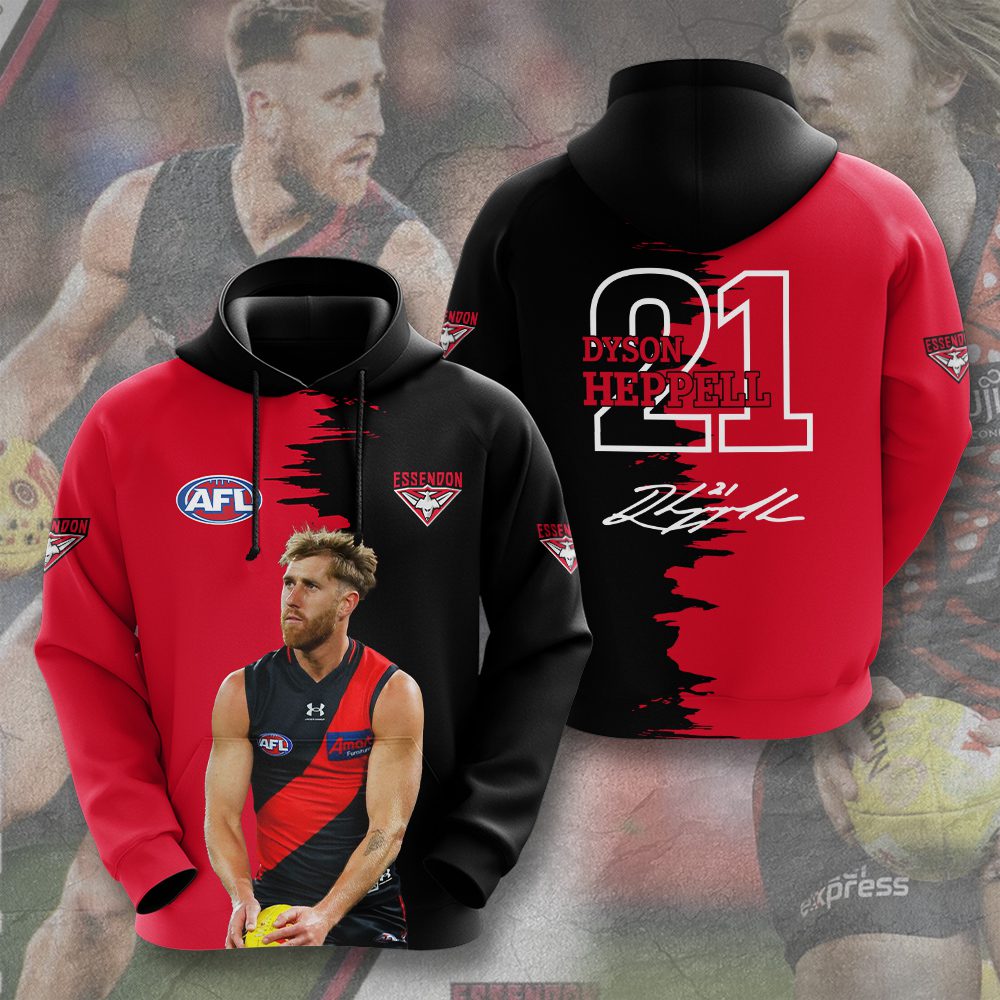Essendon FC X Dyson Heppell Unisex Hoodie GHD5327