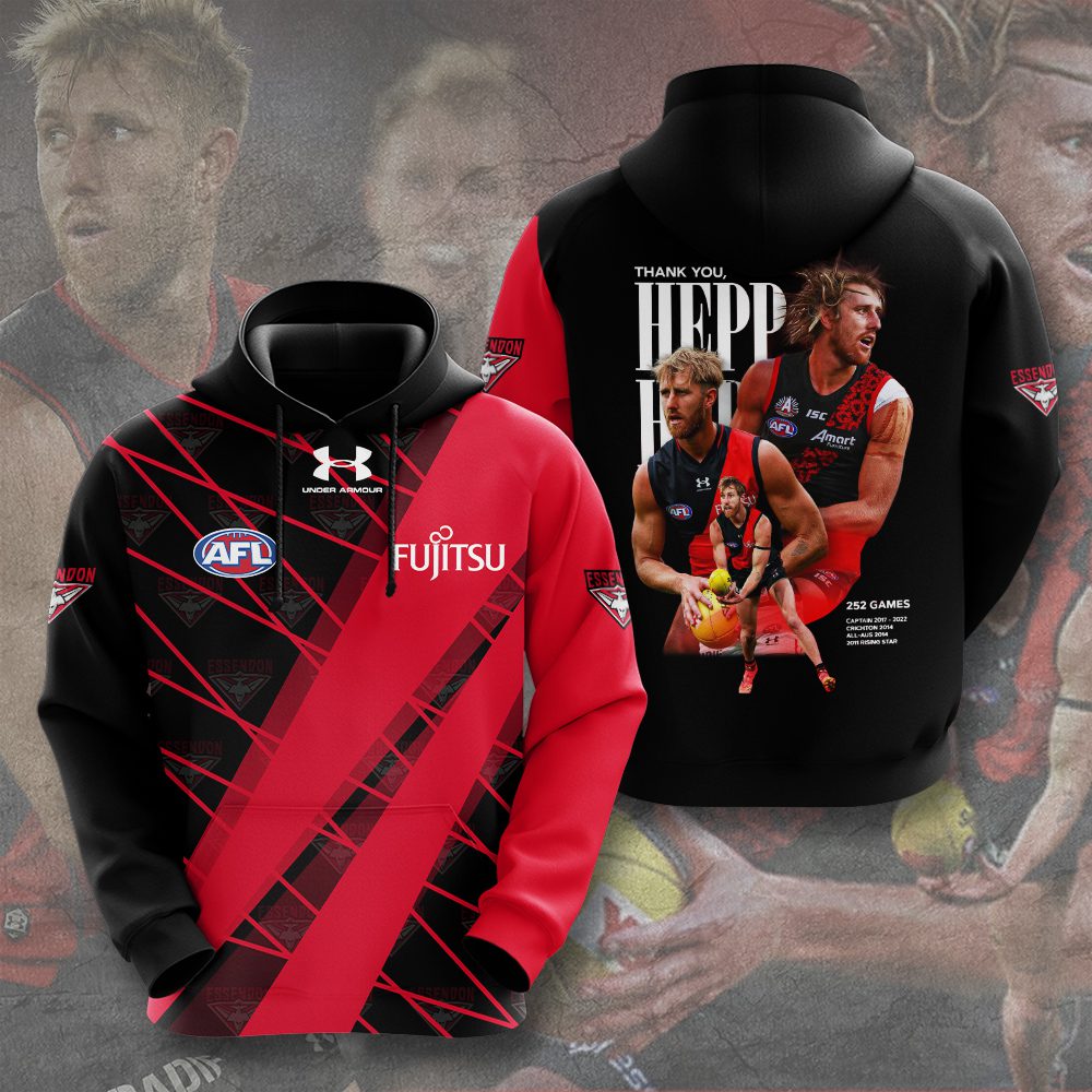 Essendon FC X Dyson Heppell Unisex Hoodie GHD5333