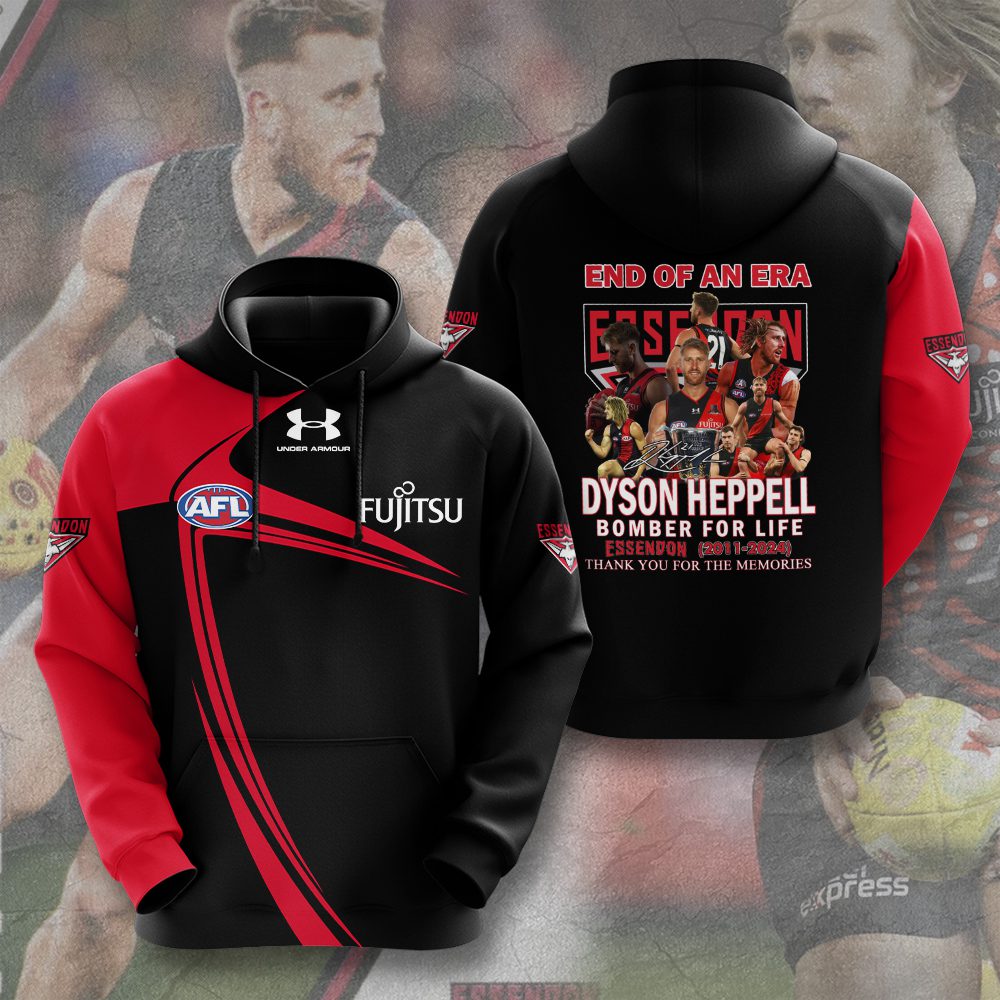 Essendon FC X Dyson Heppell Unisex Hoodie GHD5334