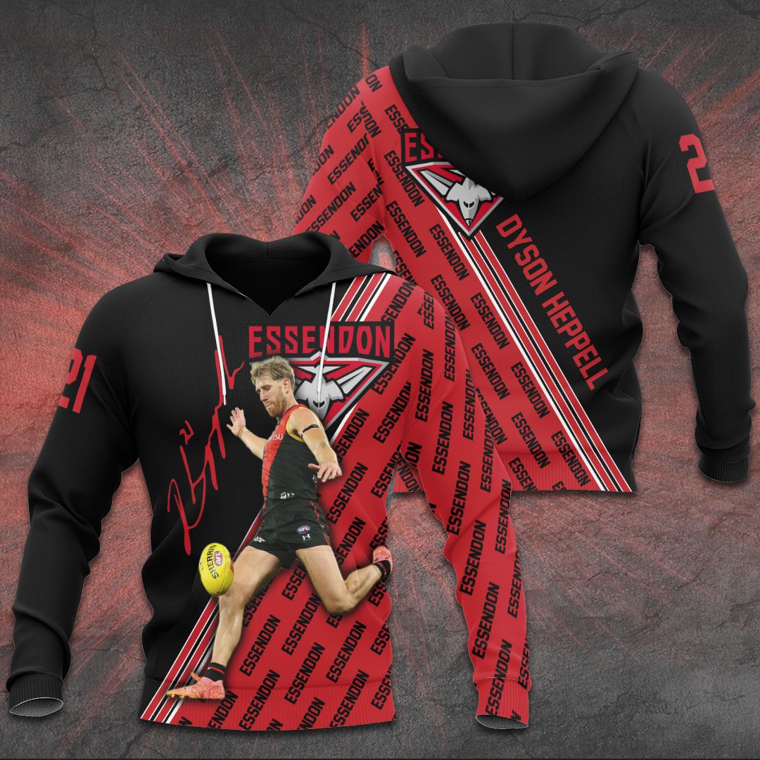 Essendon FC X Dyson Heppell Unisex Hoodie GHD5337