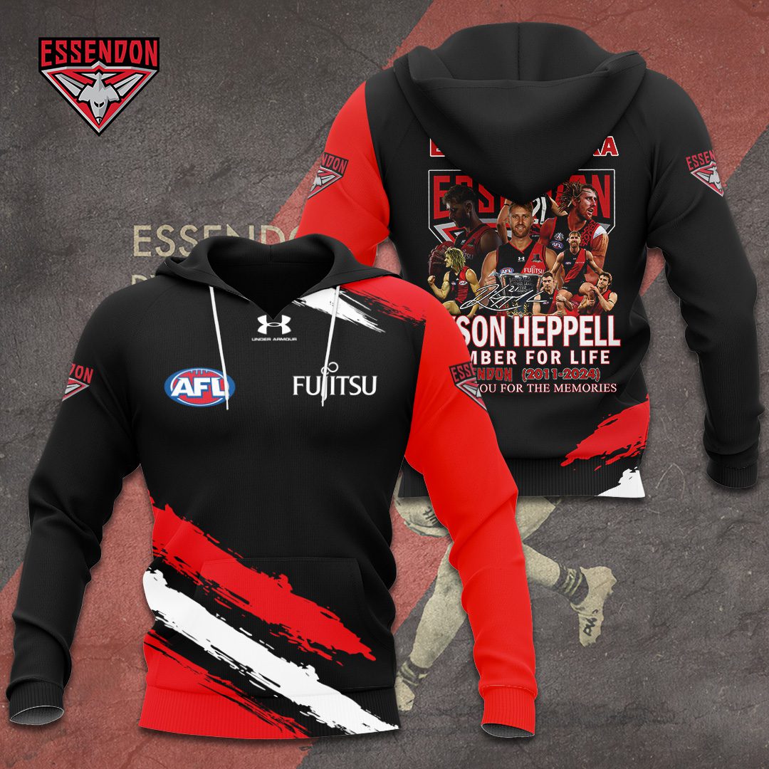 Essendon FC X Dyson Heppell Unisex Hoodie GHD5340